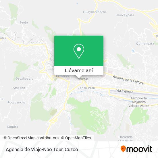 Mapa de Agencia de Viaje-Nao Tour