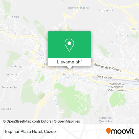 Mapa de Espinar Plaza Hotel