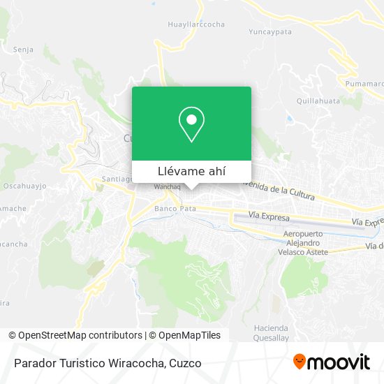 Mapa de Parador Turistico Wiracocha
