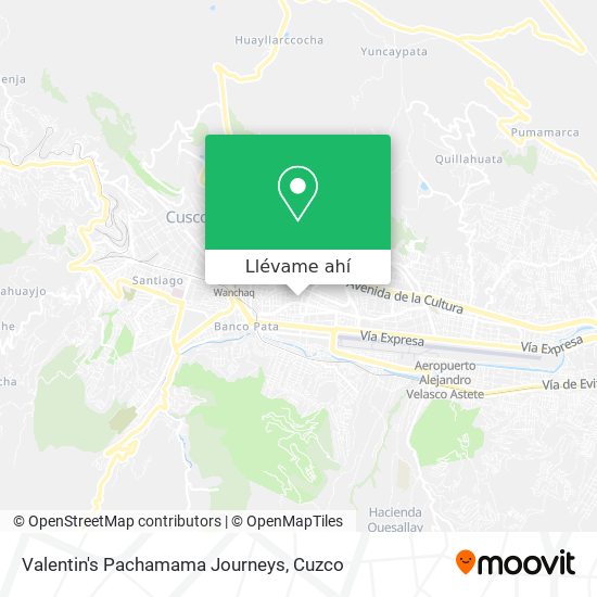 Mapa de Valentin's Pachamama Journeys