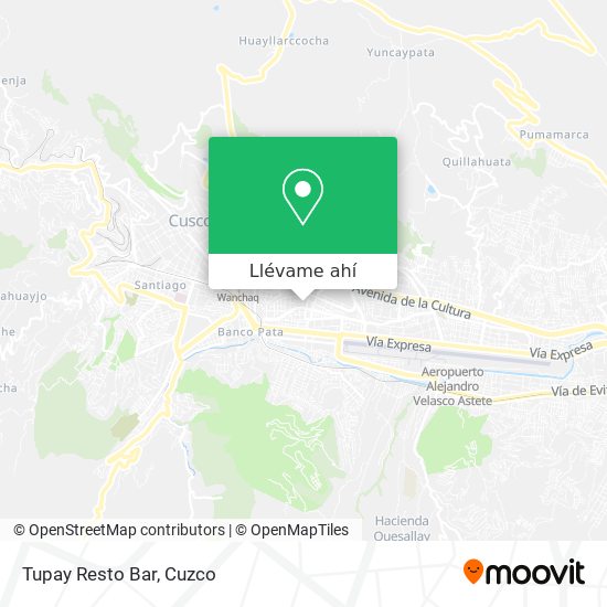 Mapa de Tupay Resto Bar