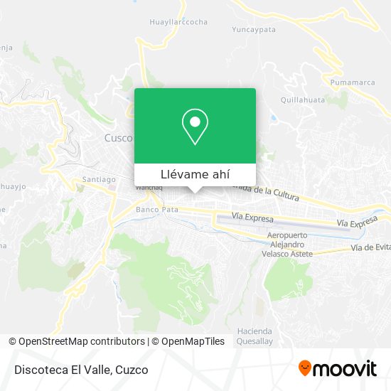 Mapa de Discoteca El Valle