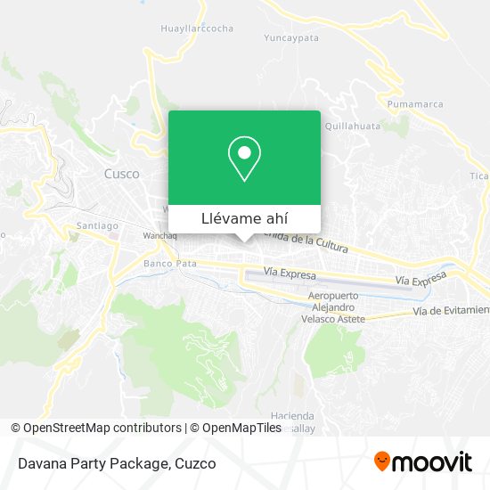 Mapa de Davana Party Package