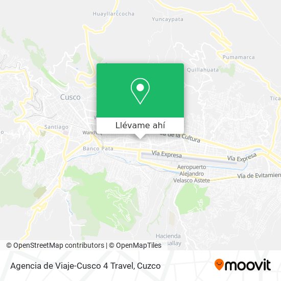 Mapa de Agencia de Viaje-Cusco 4 Travel