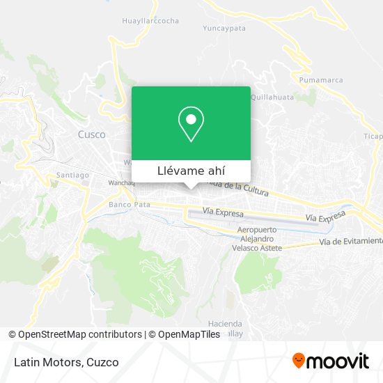 Mapa de Latin Motors