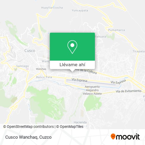 Mapa de Cusco Wanchaq