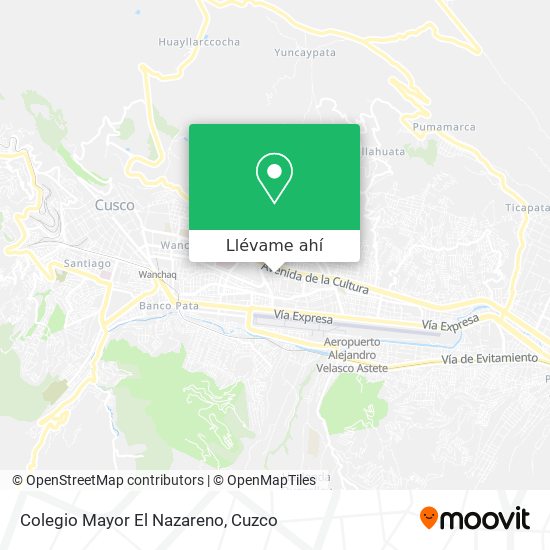 Mapa de Colegio Mayor El Nazareno