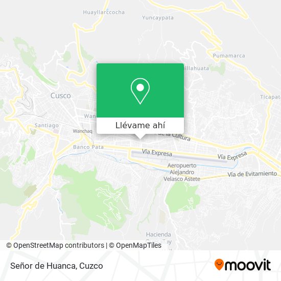 Mapa de Señor de Huanca