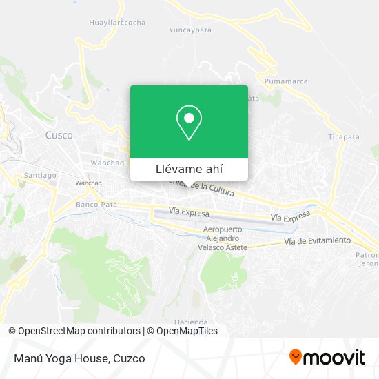 Mapa de Manú Yoga House