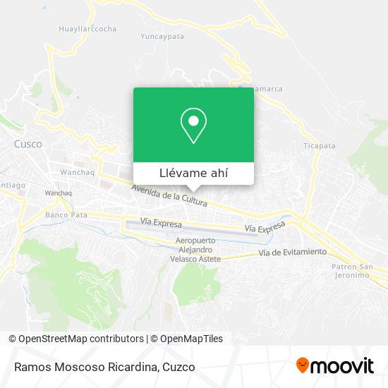 Mapa de Ramos Moscoso Ricardina
