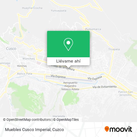 Mapa de Muebles Cusco Imperial