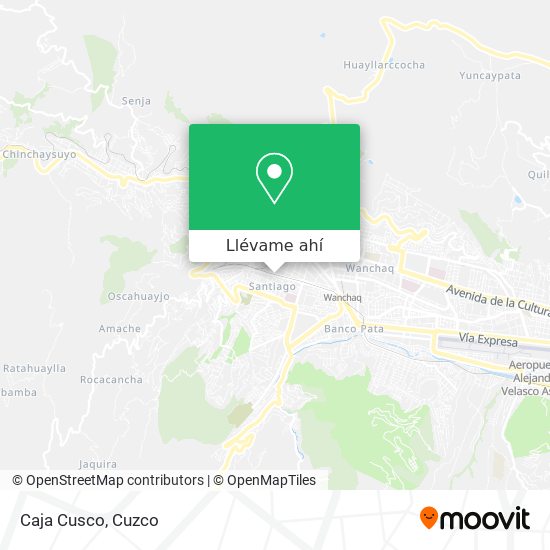 Mapa de Caja Cusco