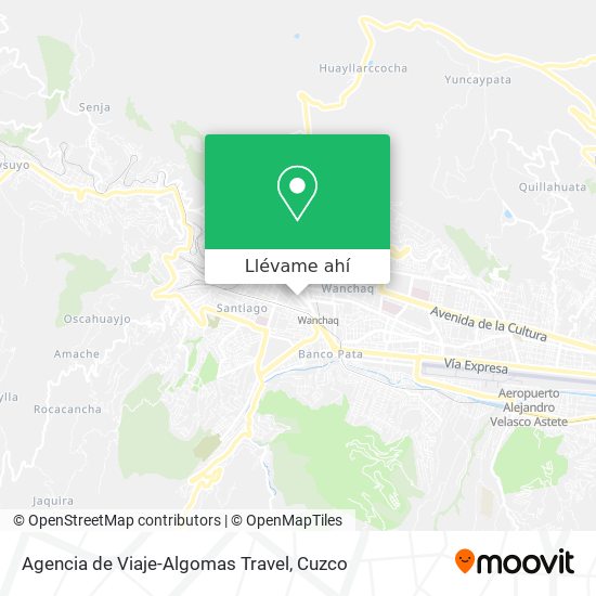 Mapa de Agencia de Viaje-Algomas Travel