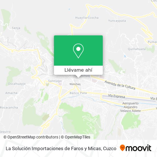 Mapa de La Solución Importaciones de Faros y Micas