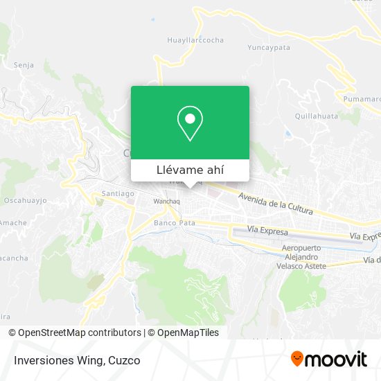 Mapa de Inversiones Wing