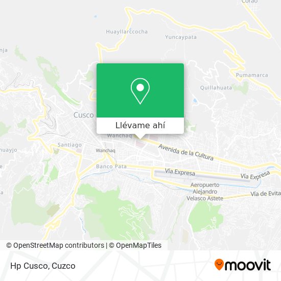 Mapa de Hp Cusco