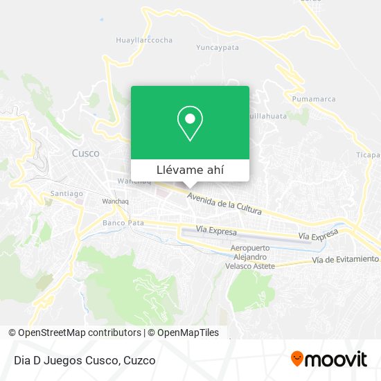 Mapa de Dia D Juegos Cusco