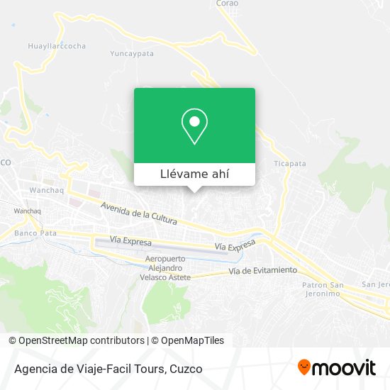 Mapa de Agencia de Viaje-Facil Tours