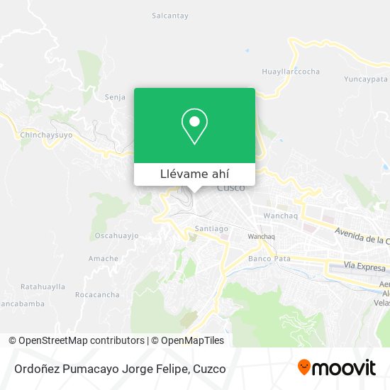 Mapa de Ordoñez Pumacayo Jorge Felipe