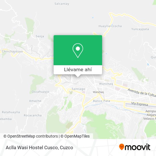 Mapa de Aclla Wasi Hostel Cusco