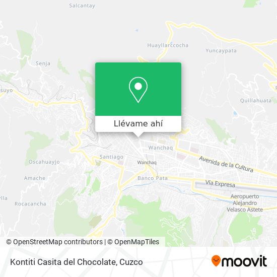 Mapa de Kontiti Casita del Chocolate