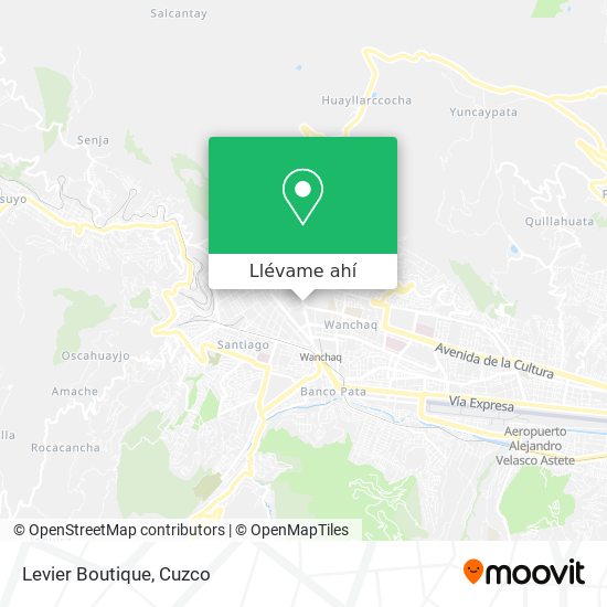 Mapa de Levier Boutique