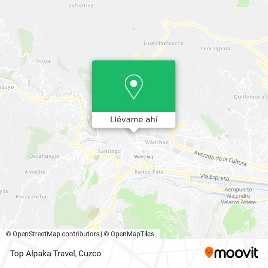 Mapa de Top Alpaka Travel
