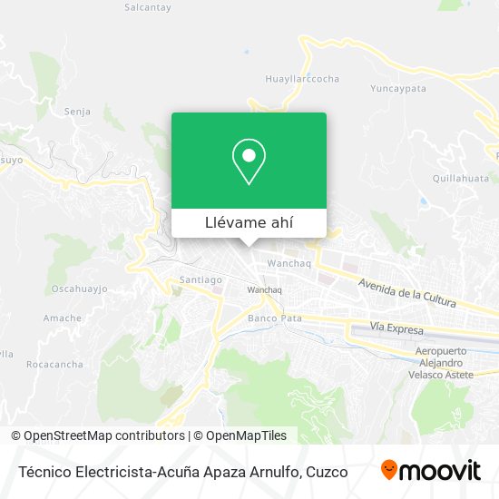 Mapa de Técnico Electricista-Acuña Apaza Arnulfo
