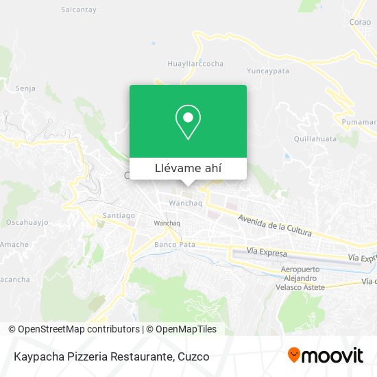 Mapa de Kaypacha Pizzeria Restaurante