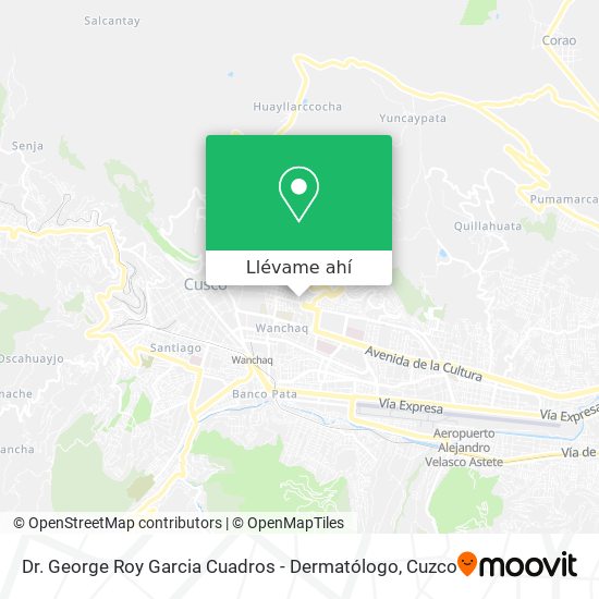 Mapa de Dr. George Roy Garcia Cuadros - Dermatólogo