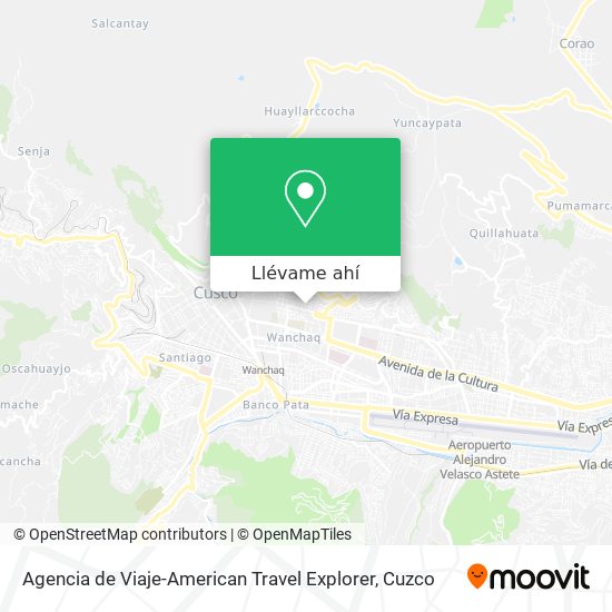 Mapa de Agencia de Viaje-American Travel Explorer