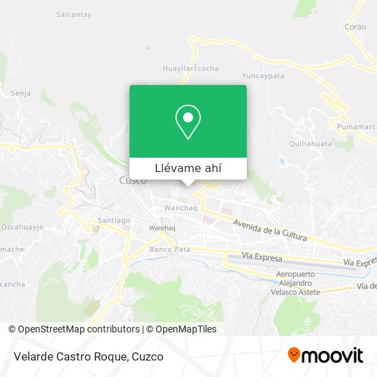 Mapa de Velarde Castro Roque