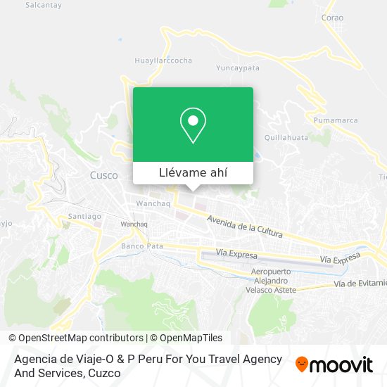 Mapa de Agencia de Viaje-O & P Peru For You Travel Agency And Services