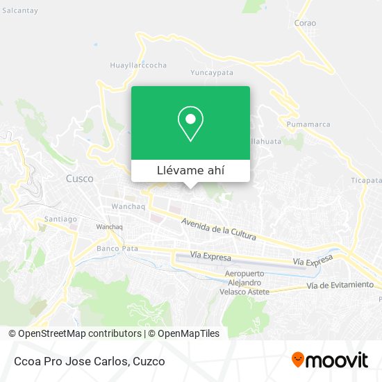 Mapa de Ccoa Pro Jose Carlos