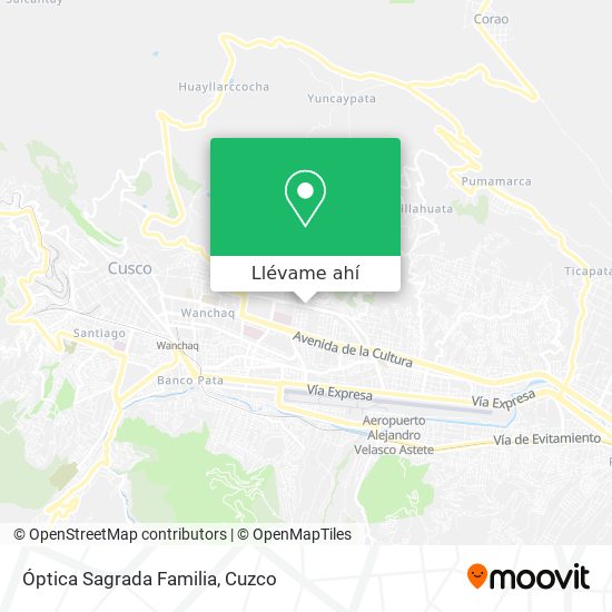 Mapa de Óptica Sagrada Familia