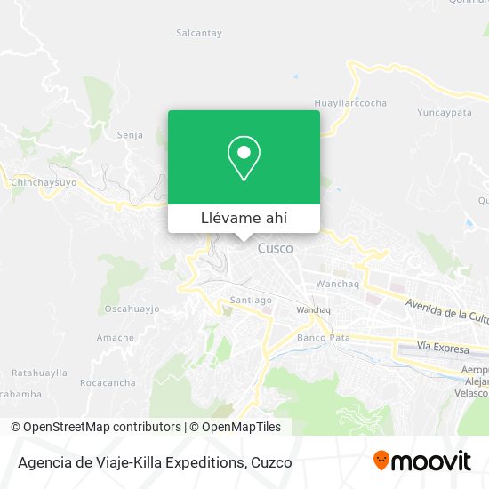 Mapa de Agencia de Viaje-Killa Expeditions