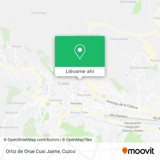 Mapa de Ortiz de Orue Cusi Jaime