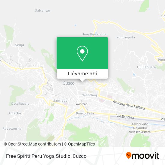 Mapa de Free Spiriti Peru Yoga Studio