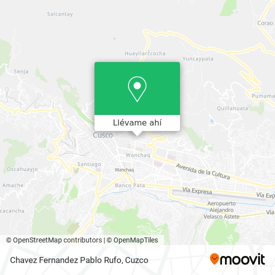 Mapa de Chavez Fernandez Pablo Rufo