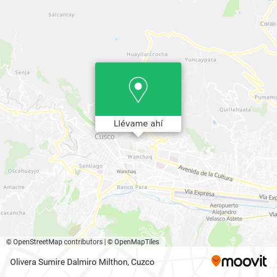 Mapa de Olivera Sumire Dalmiro Milthon
