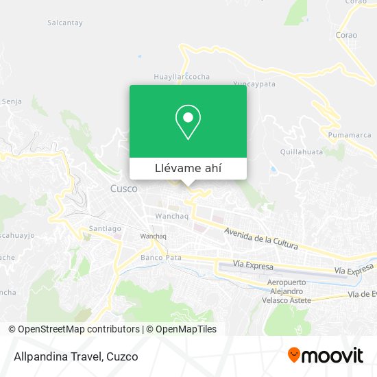 Mapa de Allpandina Travel
