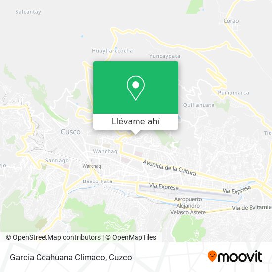 Mapa de Garcia Ccahuana Climaco