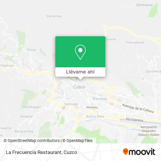 Mapa de La Frecuencia Restaurant