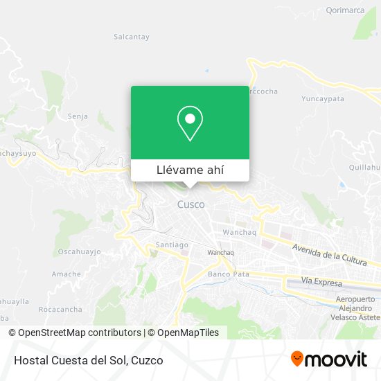 Mapa de Hostal Cuesta del Sol