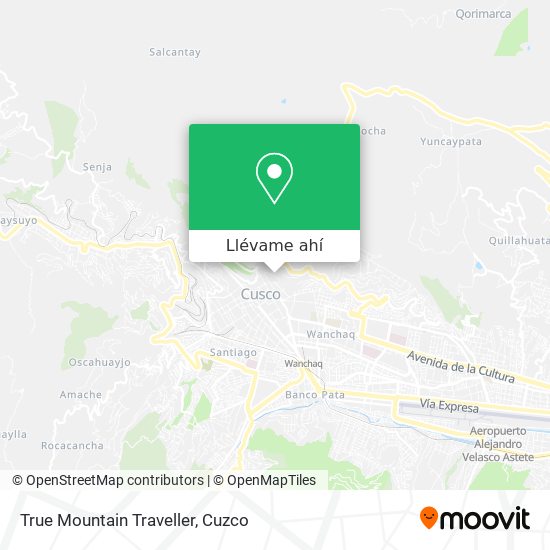 Mapa de True Mountain Traveller
