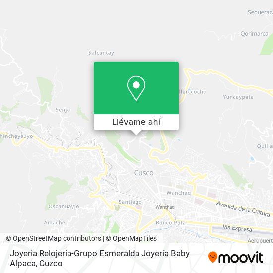 Mapa de Joyeria Relojeria-Grupo Esmeralda Joyería Baby Alpaca