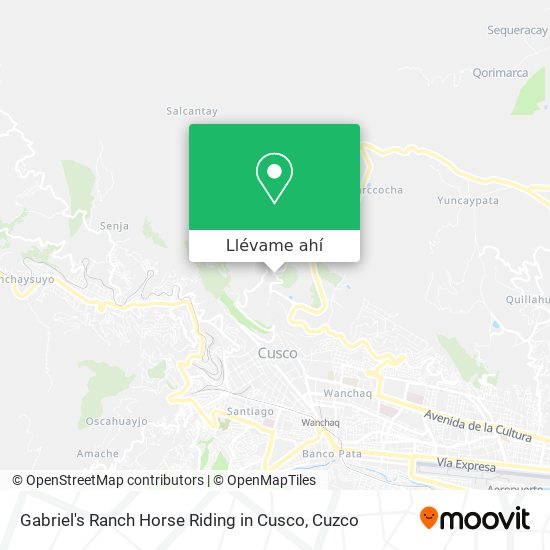 Mapa de Gabriel's Ranch Horse Riding in Cusco