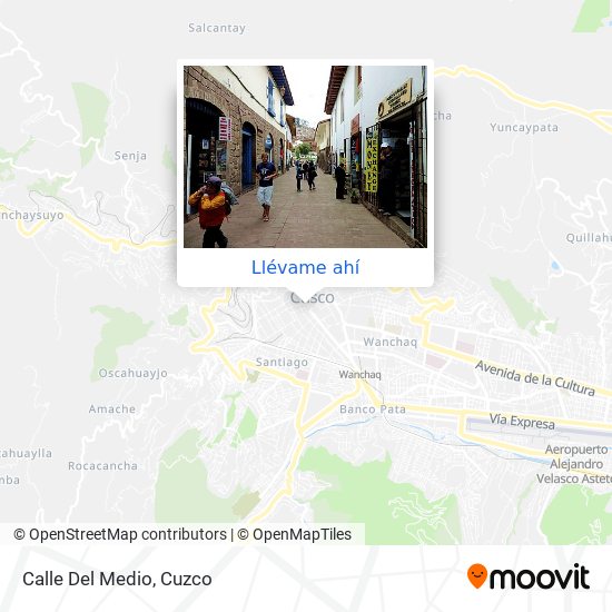 Mapa de Calle Del Medio