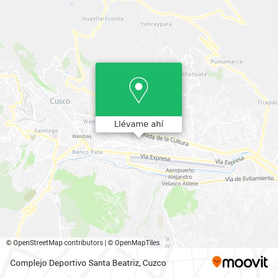 Mapa de Complejo Deportivo Santa Beatriz
