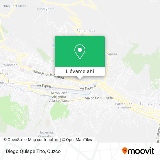 Mapa de Diego Quispe Tito